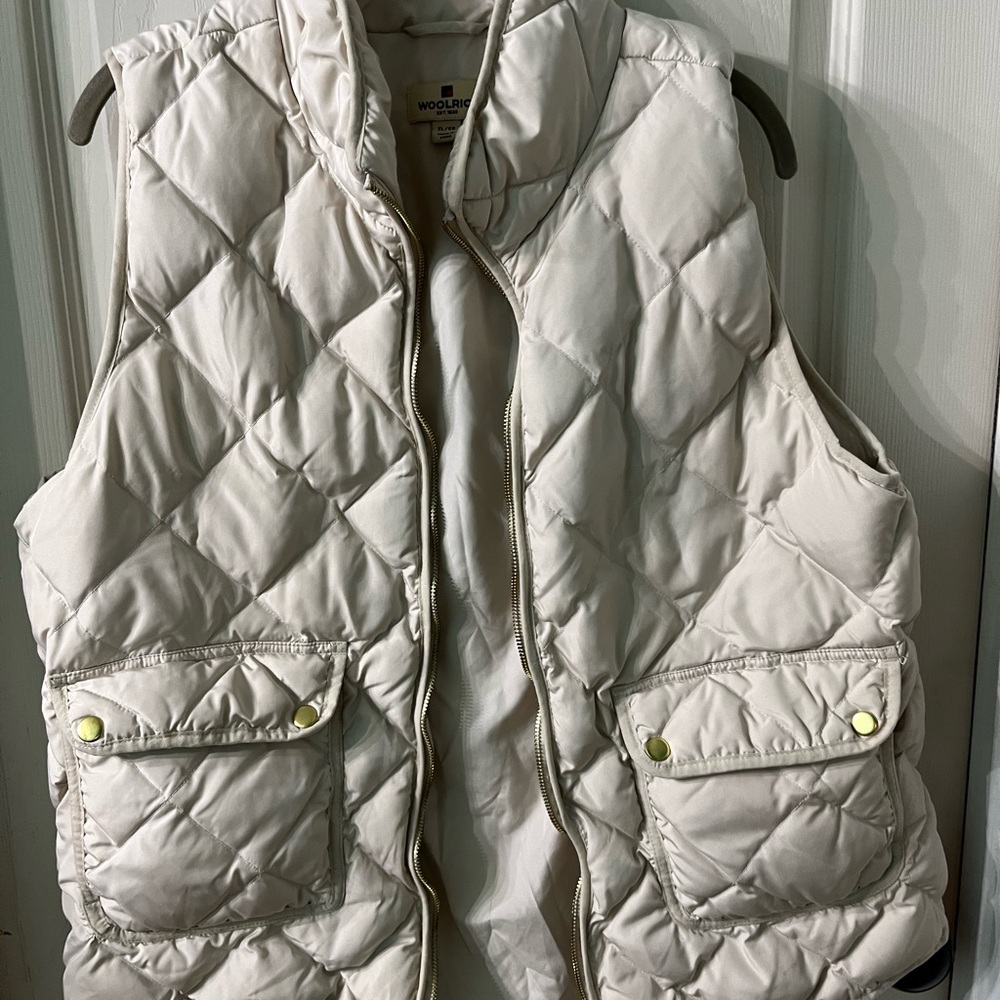 Woolrich Light Pink Quilted Vest